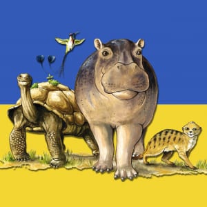 “Nilpferdson und Erdmannson” – Das Buch auf ukrainisch